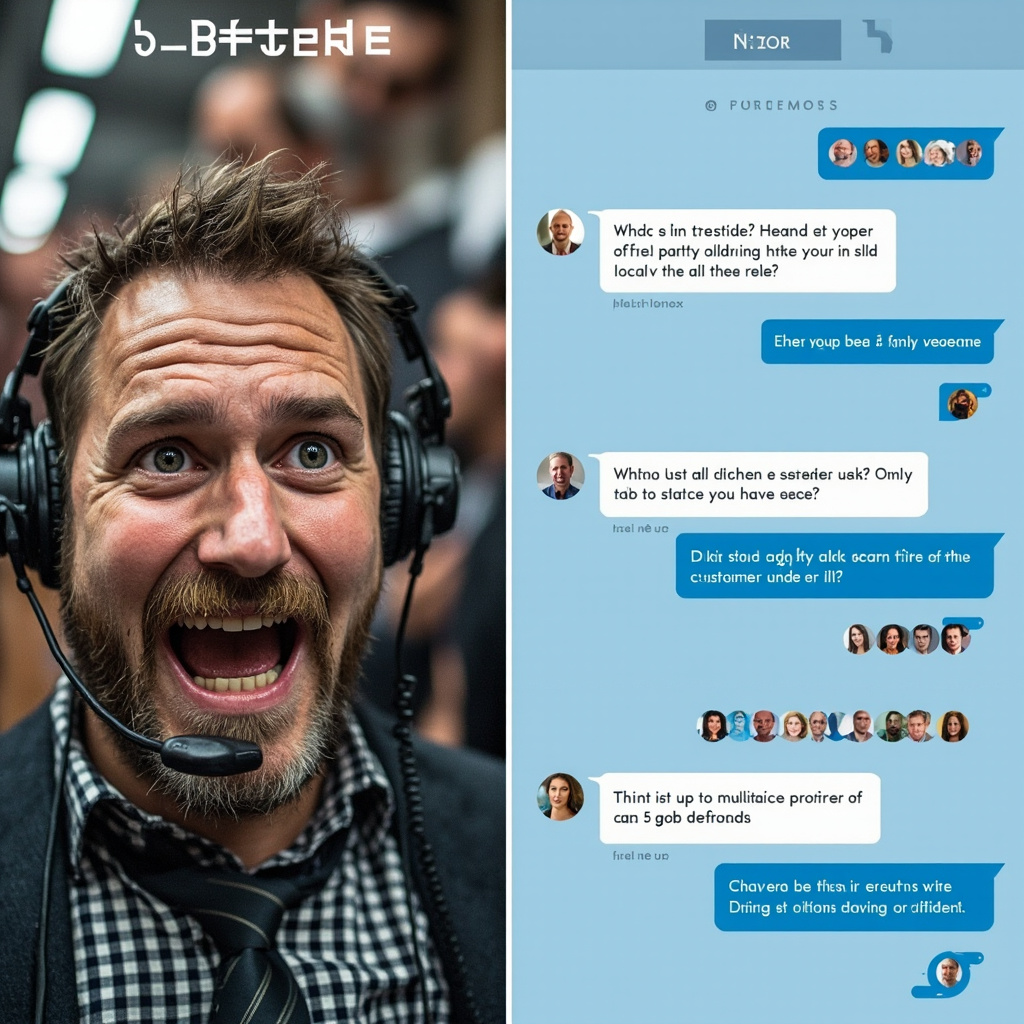 Before and after comparison of customer service with AI assistance