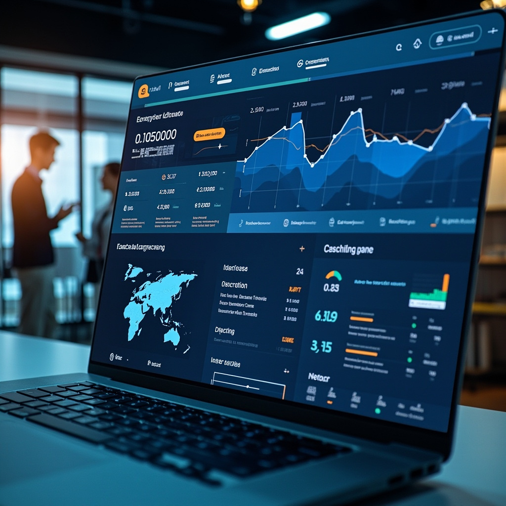 AI financial and inventory management dashboard