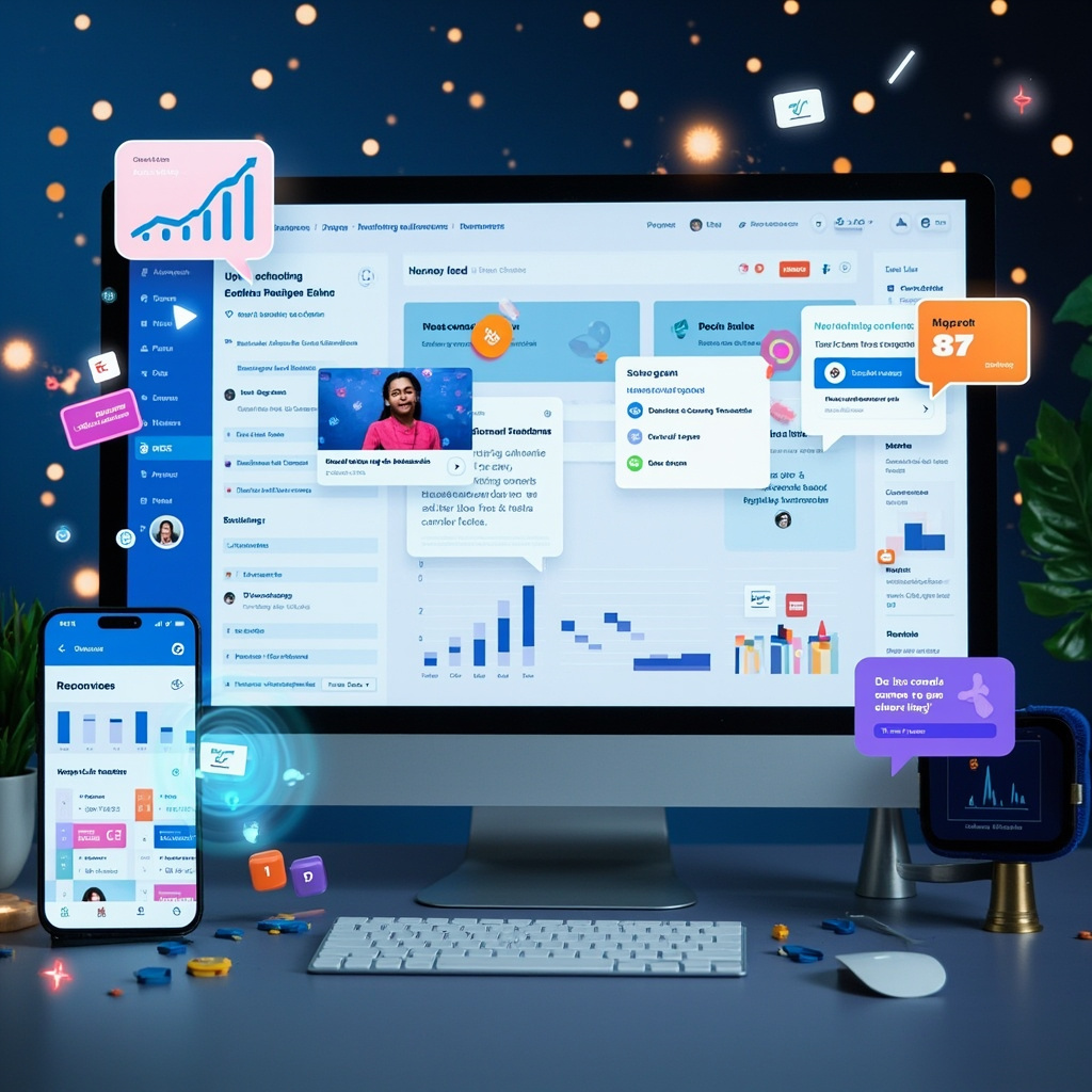 AI-powered marketing automation workspace