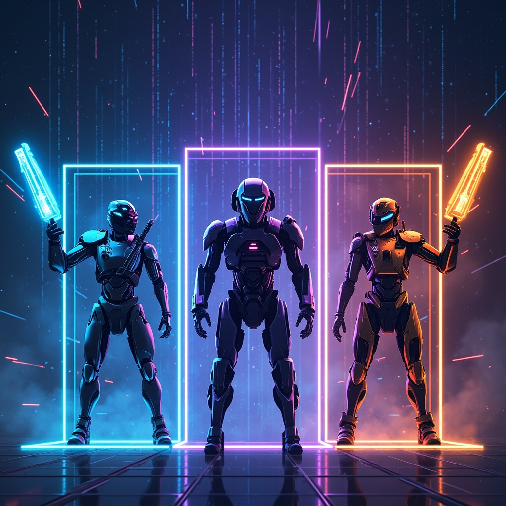 Comparison of Claude Opus 4, GPT-4o, and Gemini 2.5 Pro AI models in competition