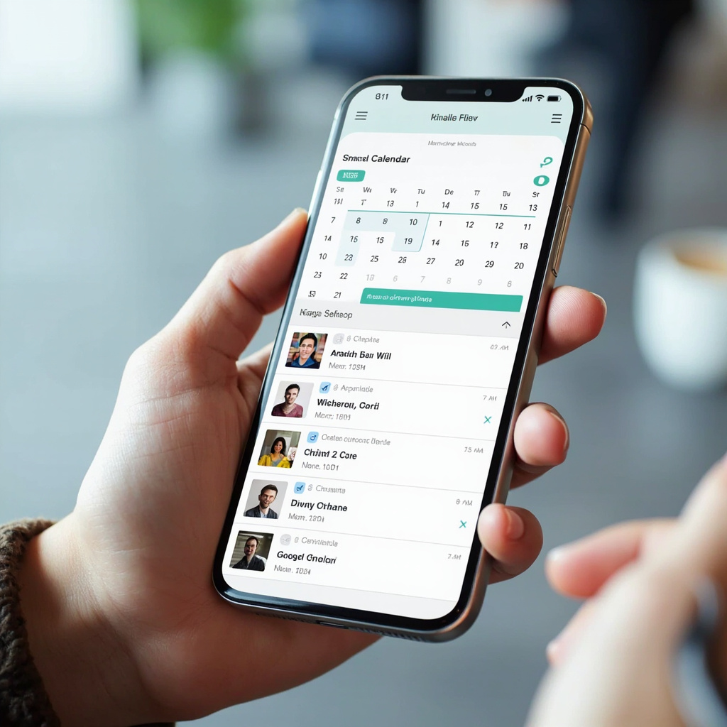 AI scheduling assistant managing calendars