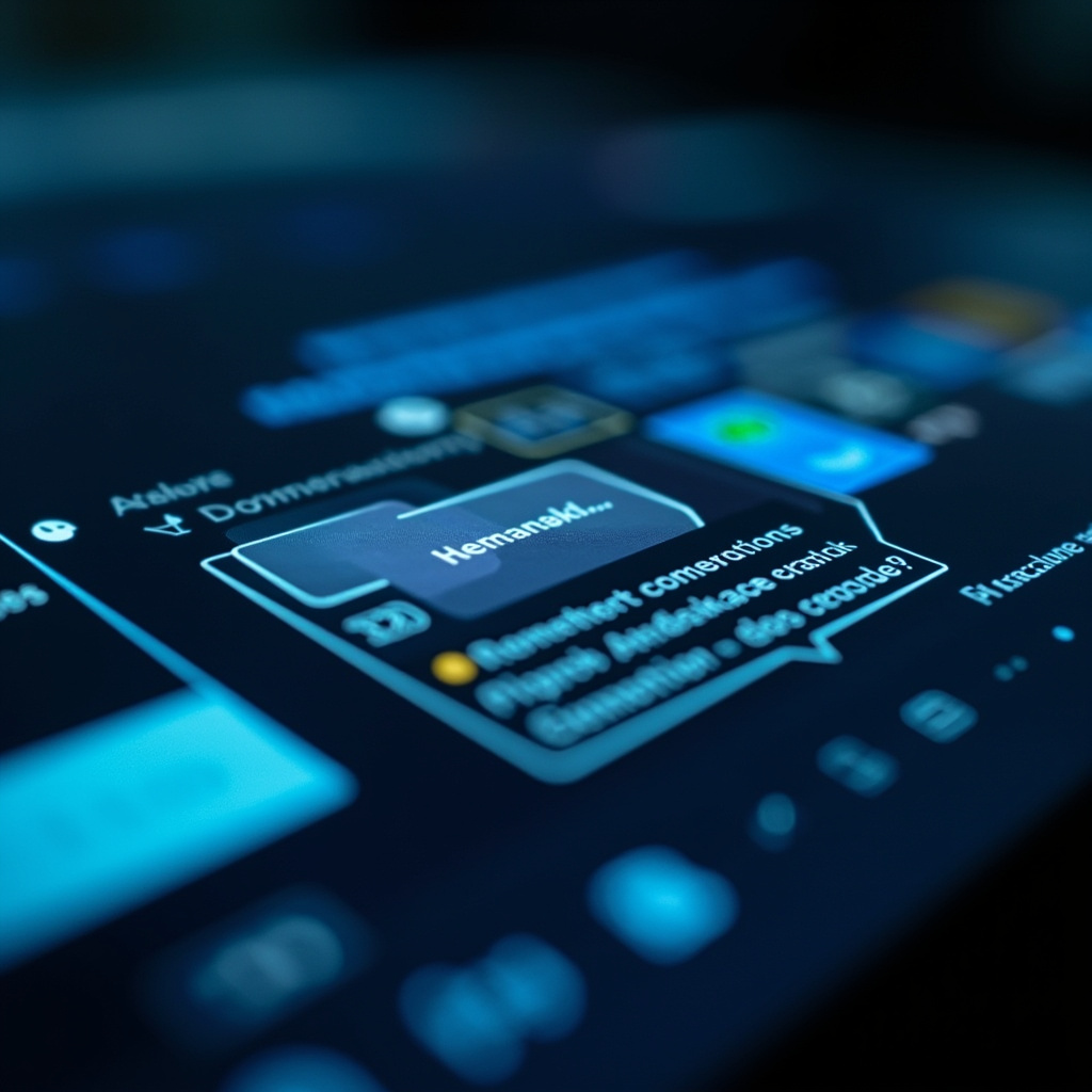 Claude memory interface showing conversation continuity