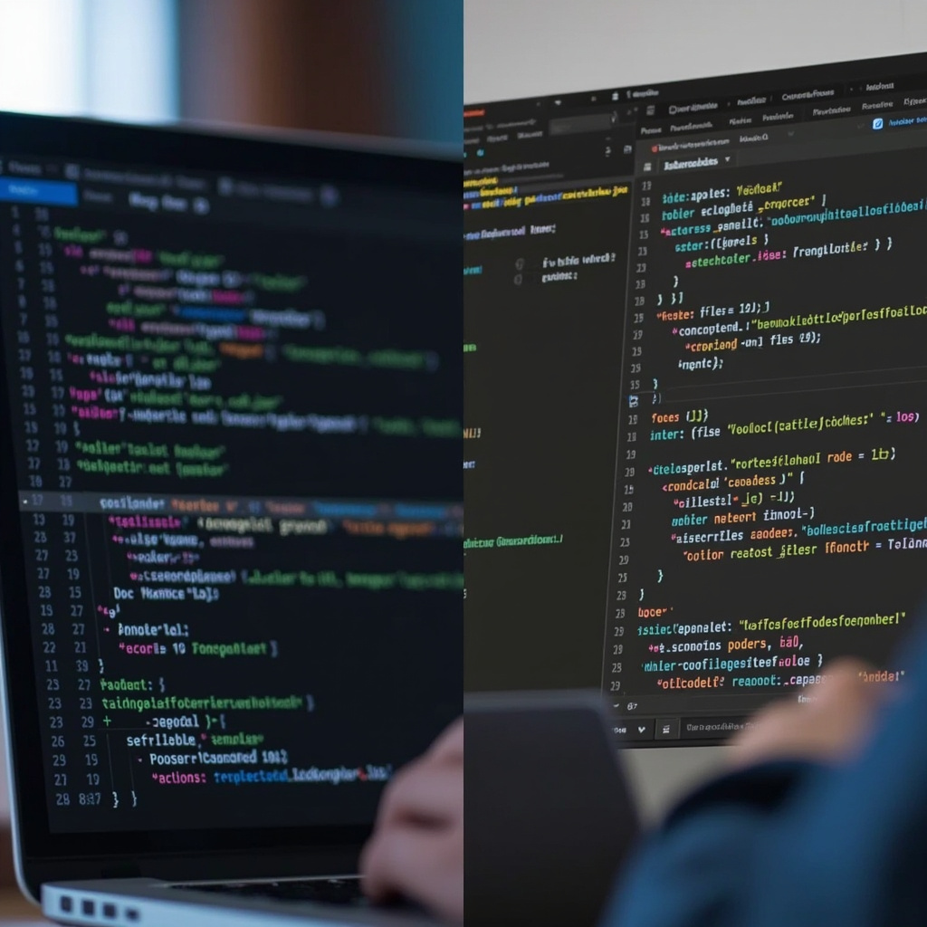 Comparison of GitHub Copilot vs Cursor interfaces