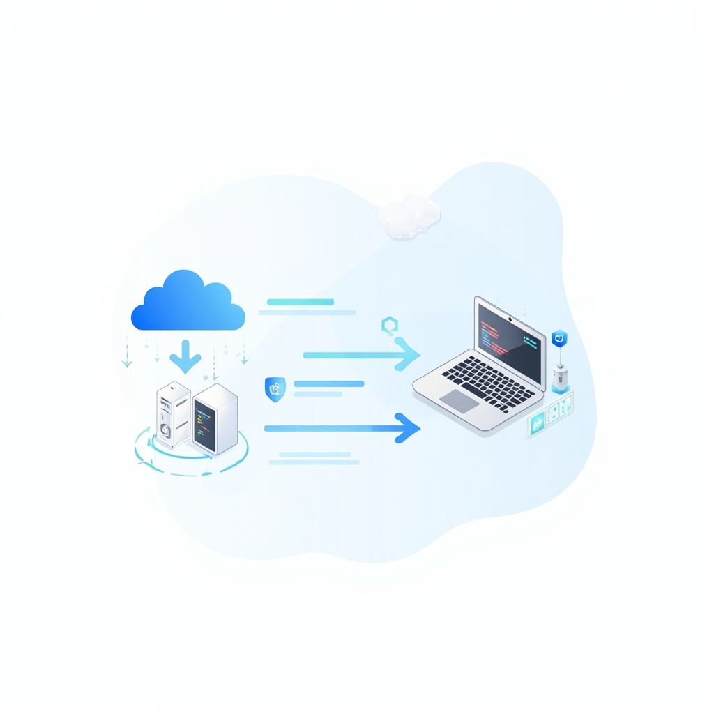 Cloud and local development handoff