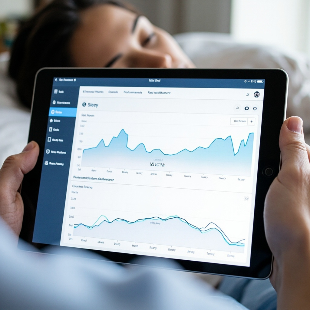 AI sleep analysis dashboard