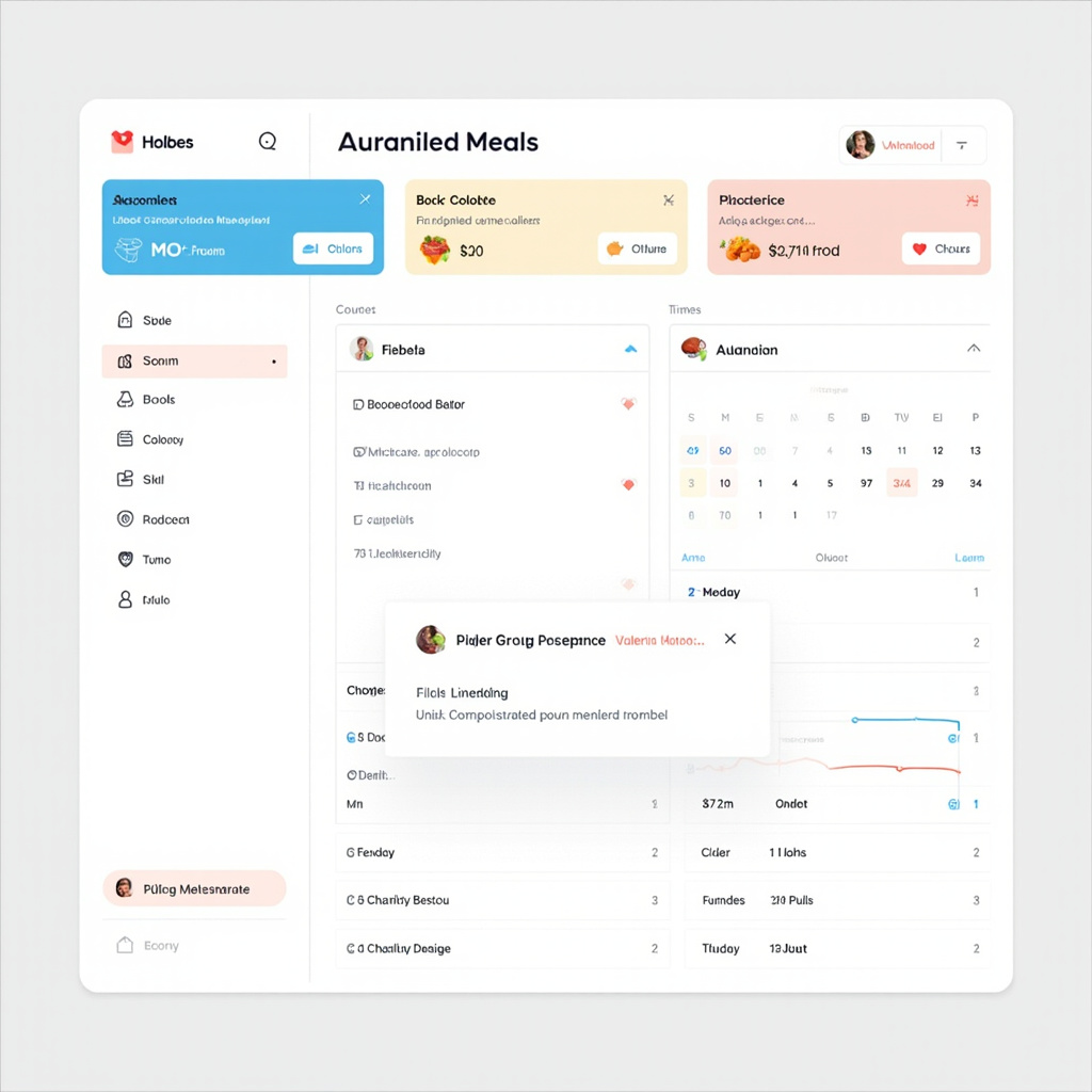 Personalized nutrition dashboard
