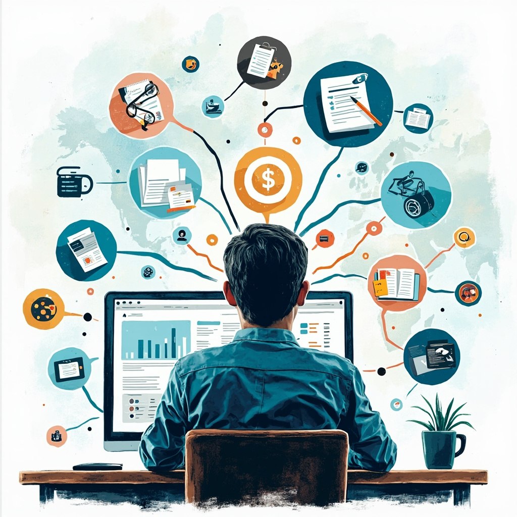 Person using long-context AI for real-world applications including document analysis and research