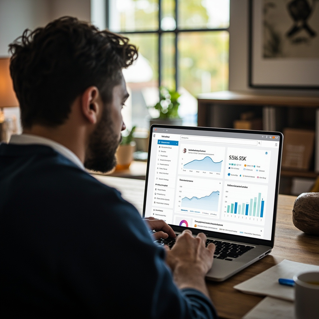 AI-powered financial dashboard with smart recommendations