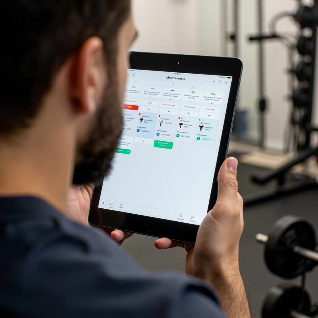 Personalized AI workout planning interface