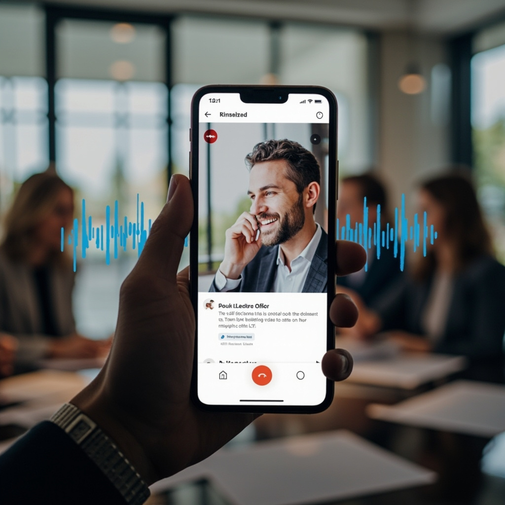 Mobile translation app interface