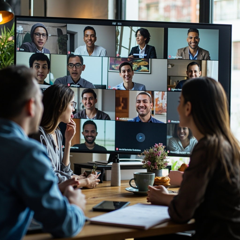 Global team collaboration with translation interface