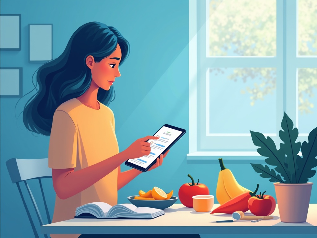 A person planning meals with an AI assistant helping build a grocery list