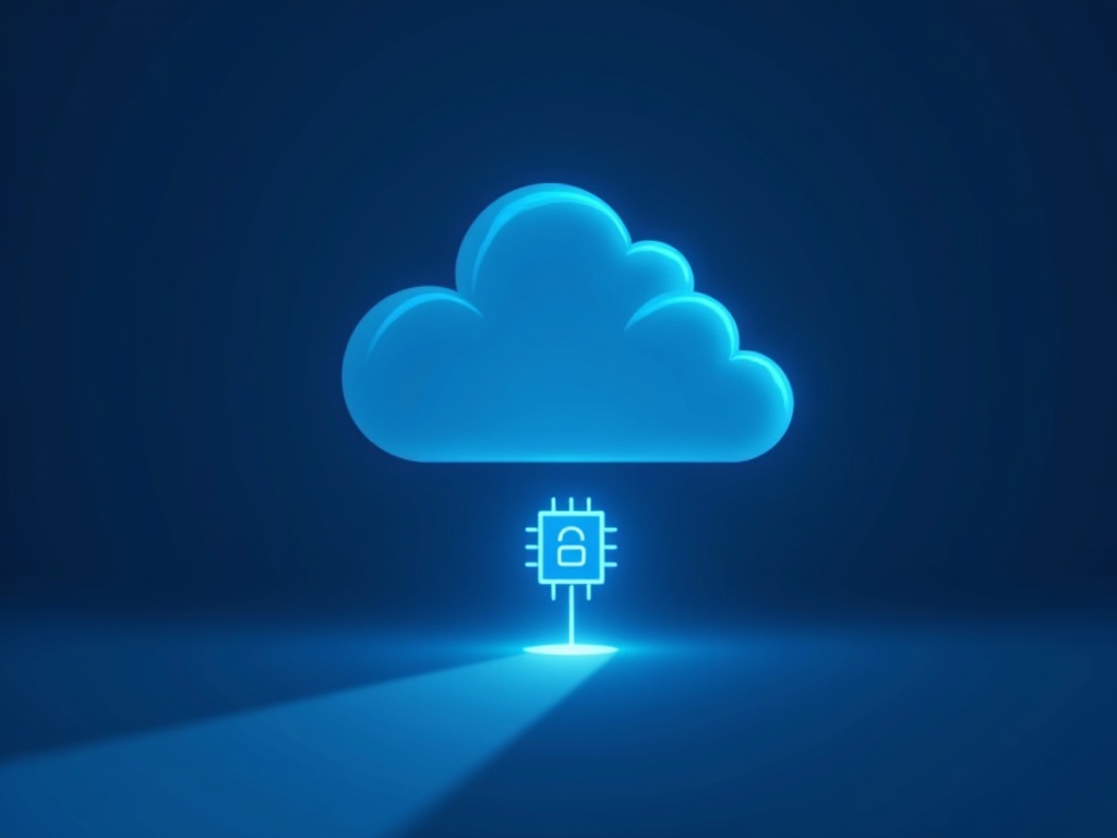 Illustration contrasting cloud-hosted and local on-device image generation