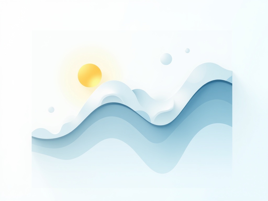 An abstract daily energy curve with deep-work blocks snapping onto the high-energy peaks