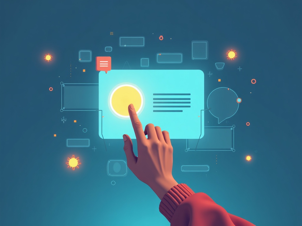 A person approving an AI action on a control panel, keeping a human in the loop