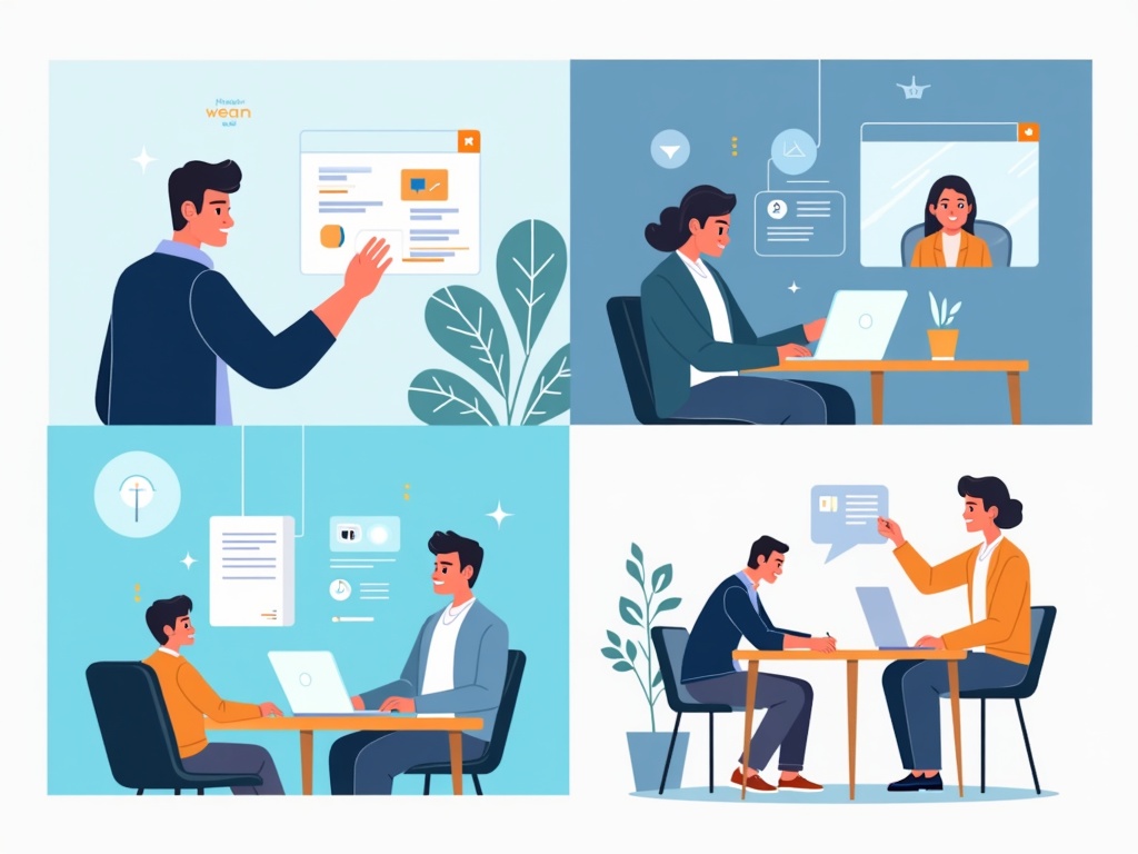Four everyday AI PC tasks: photo touch-up, live captions, smart search, and writing help
