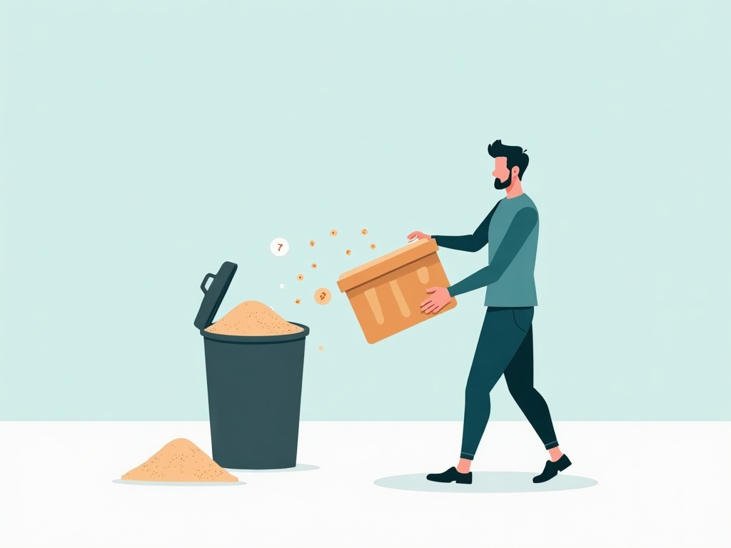 A developer throwing away a used sandbox and spinning up a fresh clean one