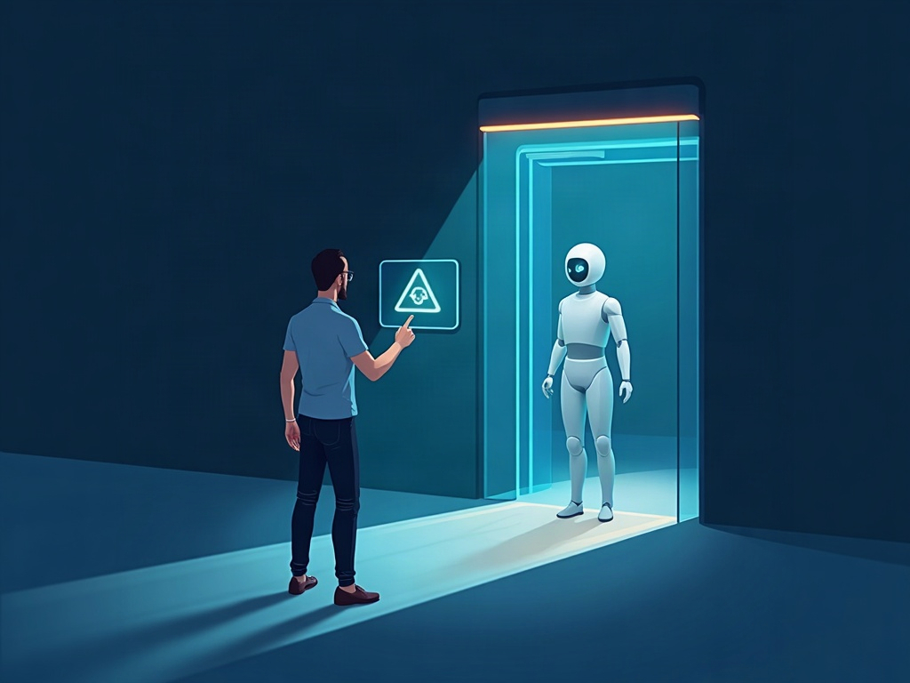 A human approval checkpoint in an AI agent workflow