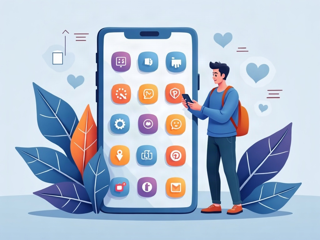 An app-store style grid of apps appearing inside ChatGPT