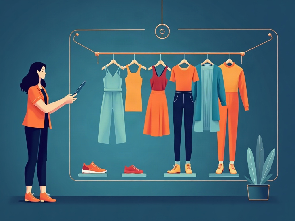 Describing a look and letting ChatGPT assemble matching pieces to shop